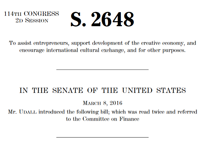Take action: Urge your Senators to Cosponsor the CREATE Act